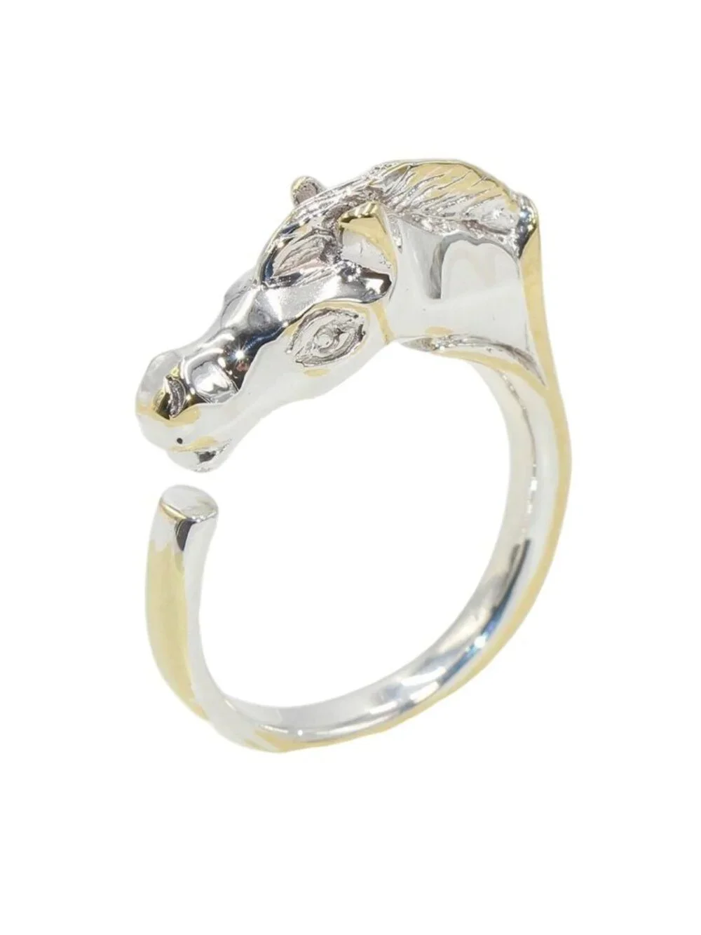 Hermes 51 Cheval Horse Motif Ring
